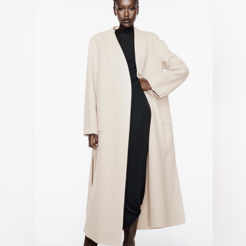 New with tag - ZARA Double Face wool blend coat